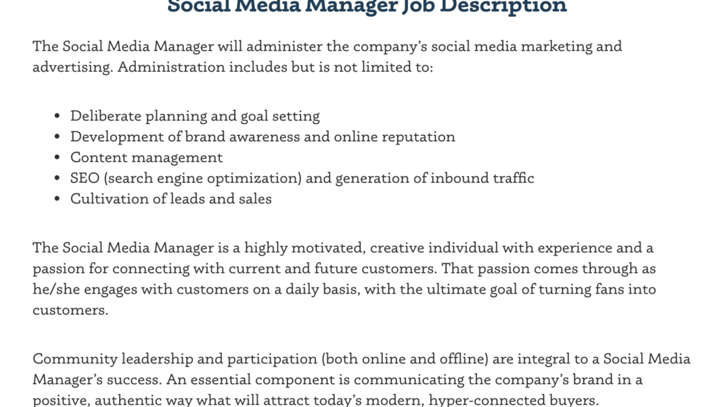 How to Hire a Social Media Manager