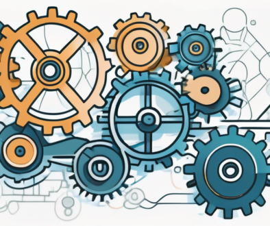 Various interconnected gears