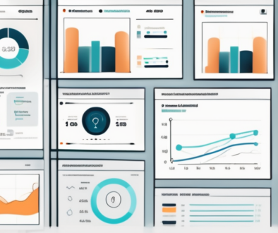 An analytical dashboard featuring various graphs